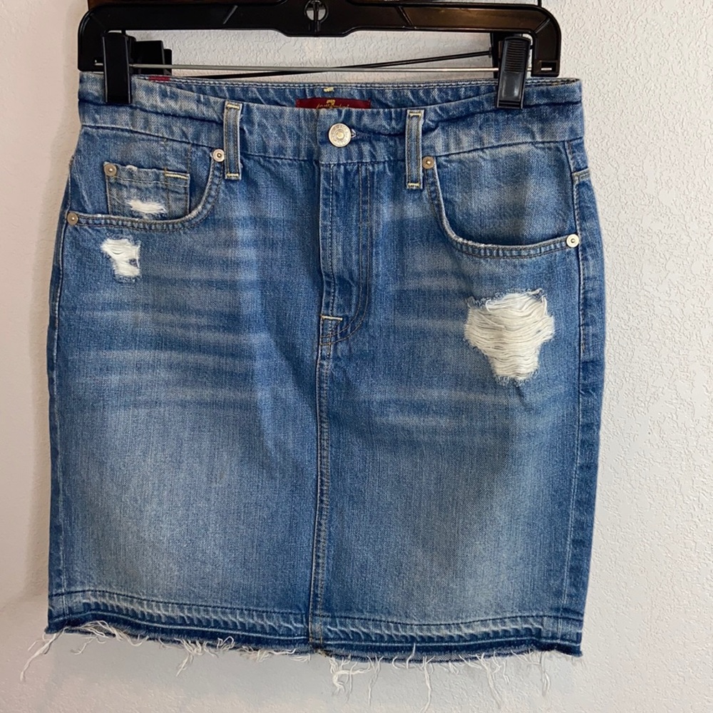 7 For All Mankind denim skirt size 27